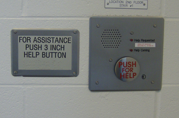 3 inch help button