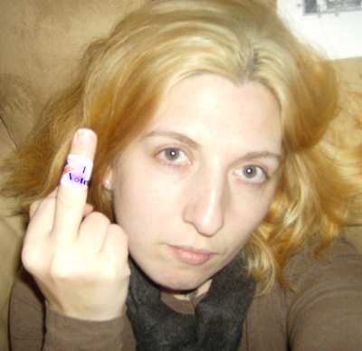 I voted
